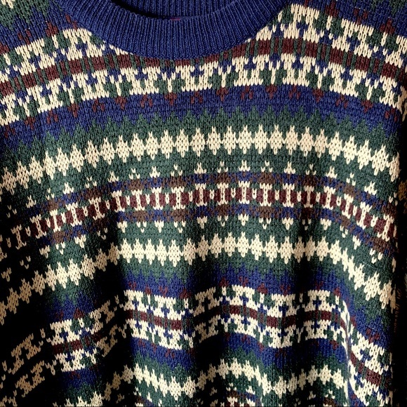 1990s Retro 100% Acrylic Trading Co. Sweater Sz XL - Picture 7 of 16